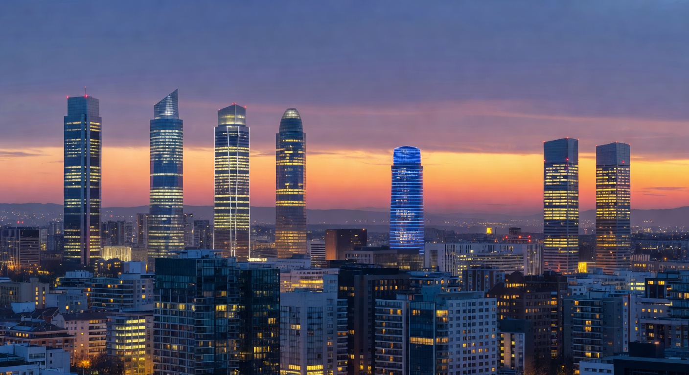 Madrid skyline